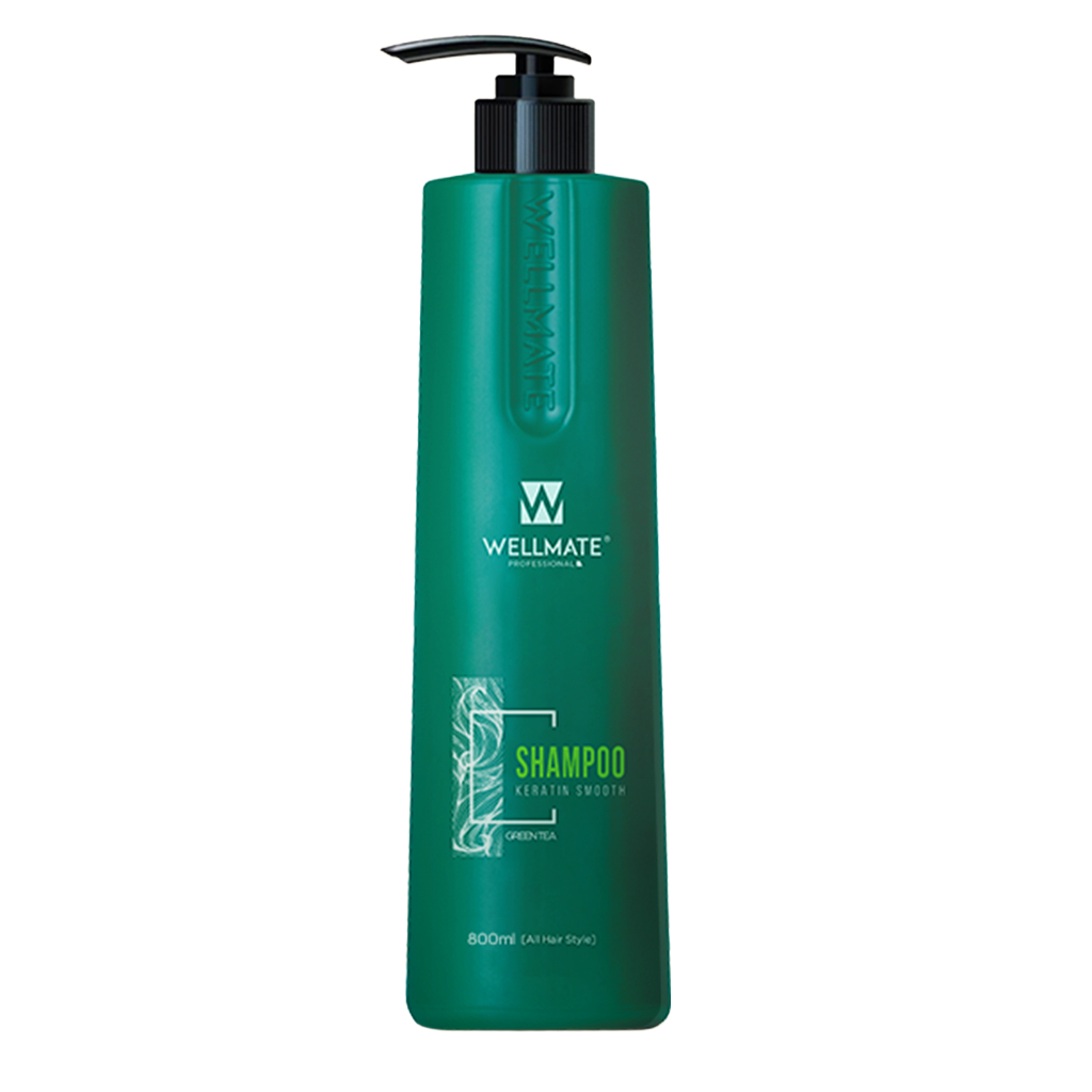 Dầu xả tóc mềm mượt tóc Wellmate Keratin cải thiện tình trạng tóc khô xơ chẻ ngọn gãy rụng không gây tóc 800ml