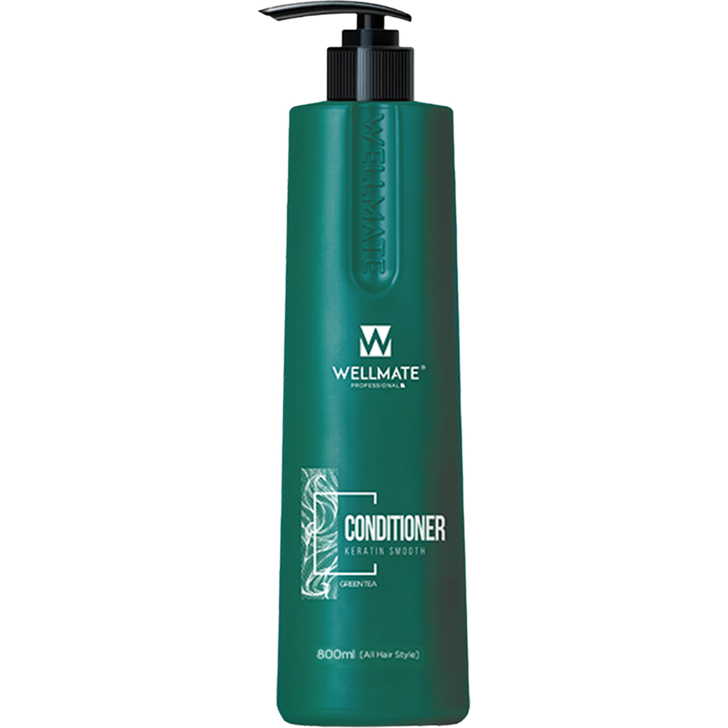 Dầu xả tóc mềm mượt tóc Wellmate Keratin cải thiện tình trạng tóc khô xơ chẻ ngọn gãy rụng không gây tóc 800ml