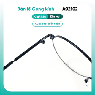 Mắt kính gọng kim loại KAO PLUS thanh mảnh dáng tròn thời trang chất lượng cao 02102