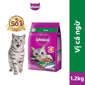 Thức ăn dạng hạt khô cho mèo lớn WHISKAS - 1.2 kg