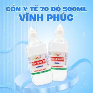 Cồn y tế 70 độ Vĩnh Phúc 500ml (chai)