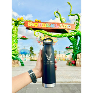 Bình giữ nhiệt cao cấp in logo Vinfast 750ml, giữ lạnh 12 tiếng, giữ nóng 10 tiếng. Premium thermos bottle, exceptional