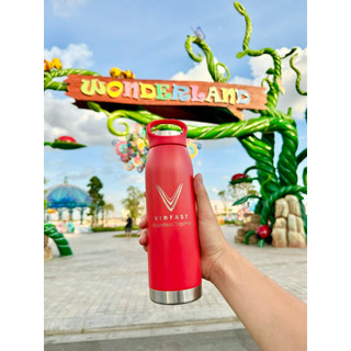 Bình giữ nhiệt cao cấp in logo Vinfast 750ml, giữ lạnh 12 tiếng, giữ nóng 10 tiếng. Premium thermos bottle, exceptional
