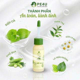 Dung Dịch Vệ Sinh Tai Cho Chó Mèo - Nước Rửa Tai Cho Thú Cưng Giúp Loại Bỏ Bụi Bẩn, Ráy Tai - 30ml