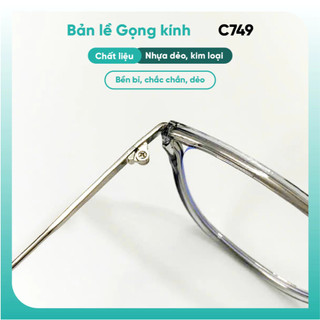 Kính mắt nữ dáng cánh tiên thời trang nhựa cao cấp KAO PLUS phù hợp nhiều khuôn mặt  C749