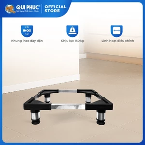 Chân kê máy giặt, tủ lạnh QUI PHÚC, inox cao cấp, chắc chắn, tăng giảm kích thước