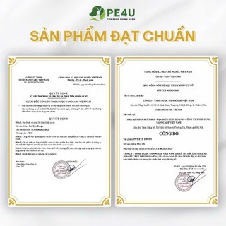 Dung Dịch Nhỏ Mắt Chó Mèo Thú Cưng - Nước Vệ Sinh Mắt PE4U - Giữ Mắt Thú Cưng Luôn Sạch Sẽ - 10ml