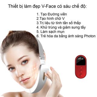 Máy Nâng Cơ Mặt H1031 - Máy Xóa Nọng Cằm Định Hình Khuôn Mặt Vline H1031 - Đai Nâng Cơ Mặt