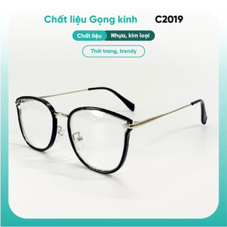 Gọng kính KAO PLUS cao cấp nữ kim loại nhựa cao cấp dáng cánh tiên phụ kiện thời trang C2019