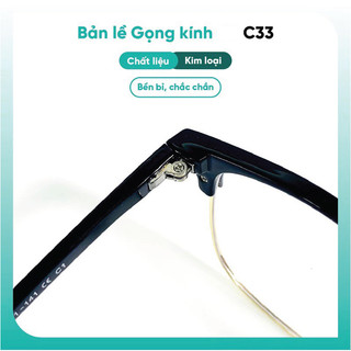 Gọng kính cận thời trang unisex KAO PLUS chất liệu nhựa phụ kiện thời trang C33