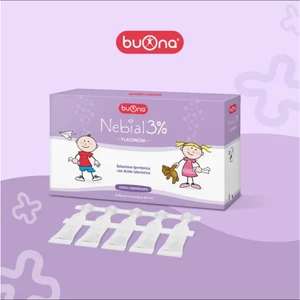 Dung dịch muối ưu trương nhỏ mũi Buona Nebianax 3% làm loãng dịch nhầy ở mũi