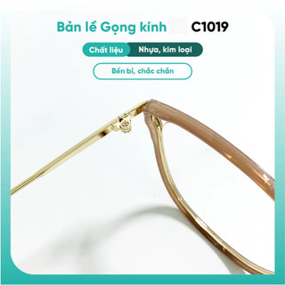 Gọng kính nữ kim loại nhựa cao cấp dáng cánh tiên phụ kiện thời trang KAO PLUS C1019
