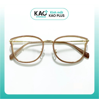Gọng kính nữ kim loại nhựa cao cấp dáng cánh tiên phụ kiện thời trang KAO PLUS C1019