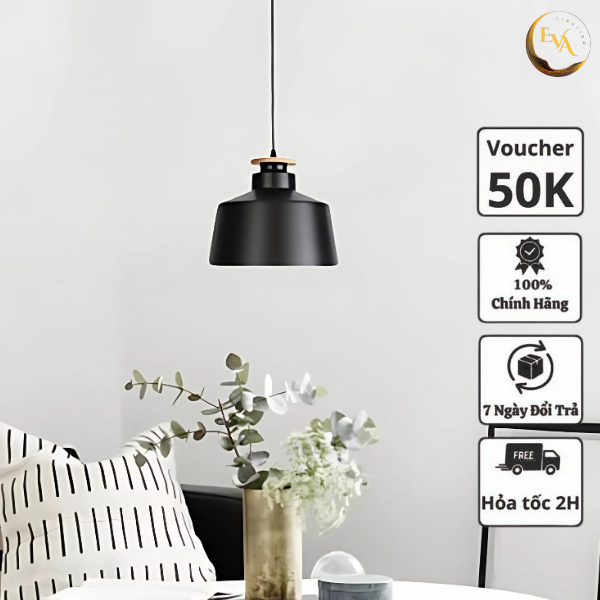 Đèn thả trần EVA1005 trang trí phòng khách, phòng làm việc, bàn ăn phong cách hiện đại bảo hành 12 tháng