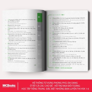 Sách - 5000 Từ Vựng Tiếng Trung Bỏ Túi - Bí Kíp Chinh Phục Từ Vựng Kỳ Thi HSK - MCBooks