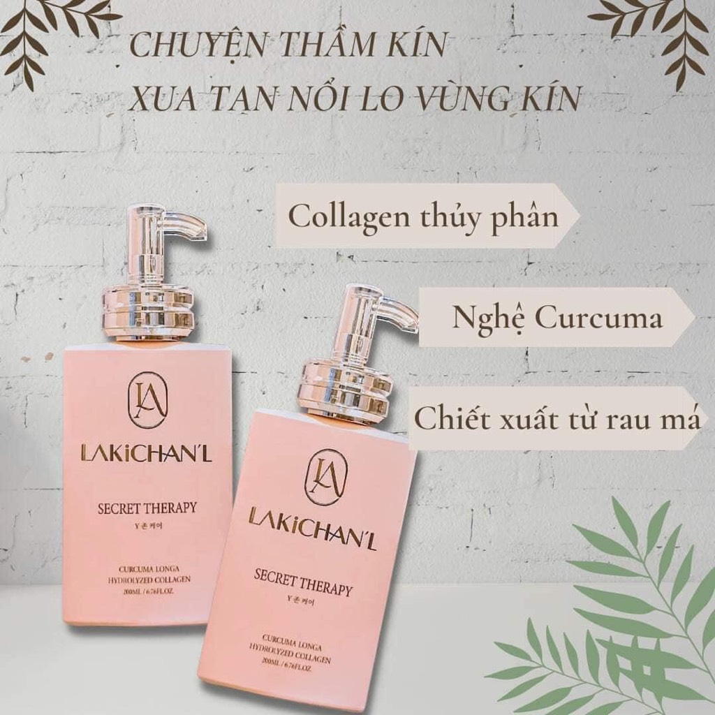 Dung dịch vệ sinh phụ nữ Lakichan'L nâng niu vùng da nhạy cảm
