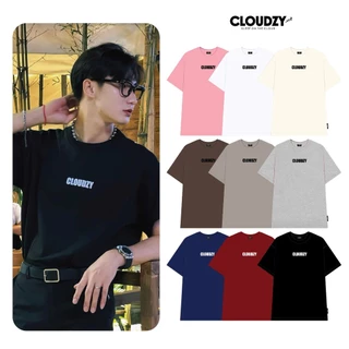 Áo thun nữ nam unisex tay lỡ phông local brand form rộng teen cổ tròn oversize CLOUDZY BASIC TEE 2