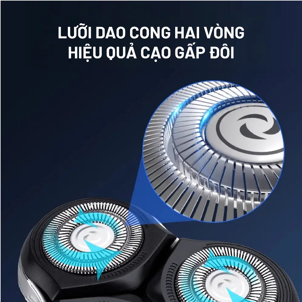 Máy cạo râu Hyundai 4 trong 1 Grooming Kit PHT-083 - Chống nước IPX6 - Bảo hành chính hãng 12 tháng