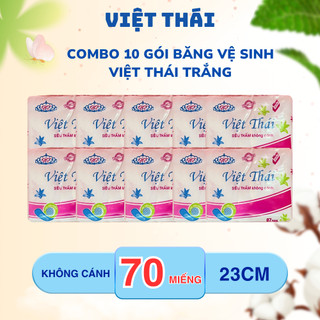 GIÁ RẺ 10 gói băng vệ sinh có cánh, không cánh VIỆT THÁI bvs giá rẻ