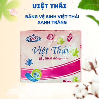 Băng vệ sinh có cánh, không cánh VIỆT THÁI bông tự nhiên siêu thấm