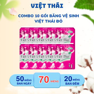 GIÁ RẺ 10 gói băng vệ sinh có cánh, không cánh VIỆT THÁI bvs giá rẻ