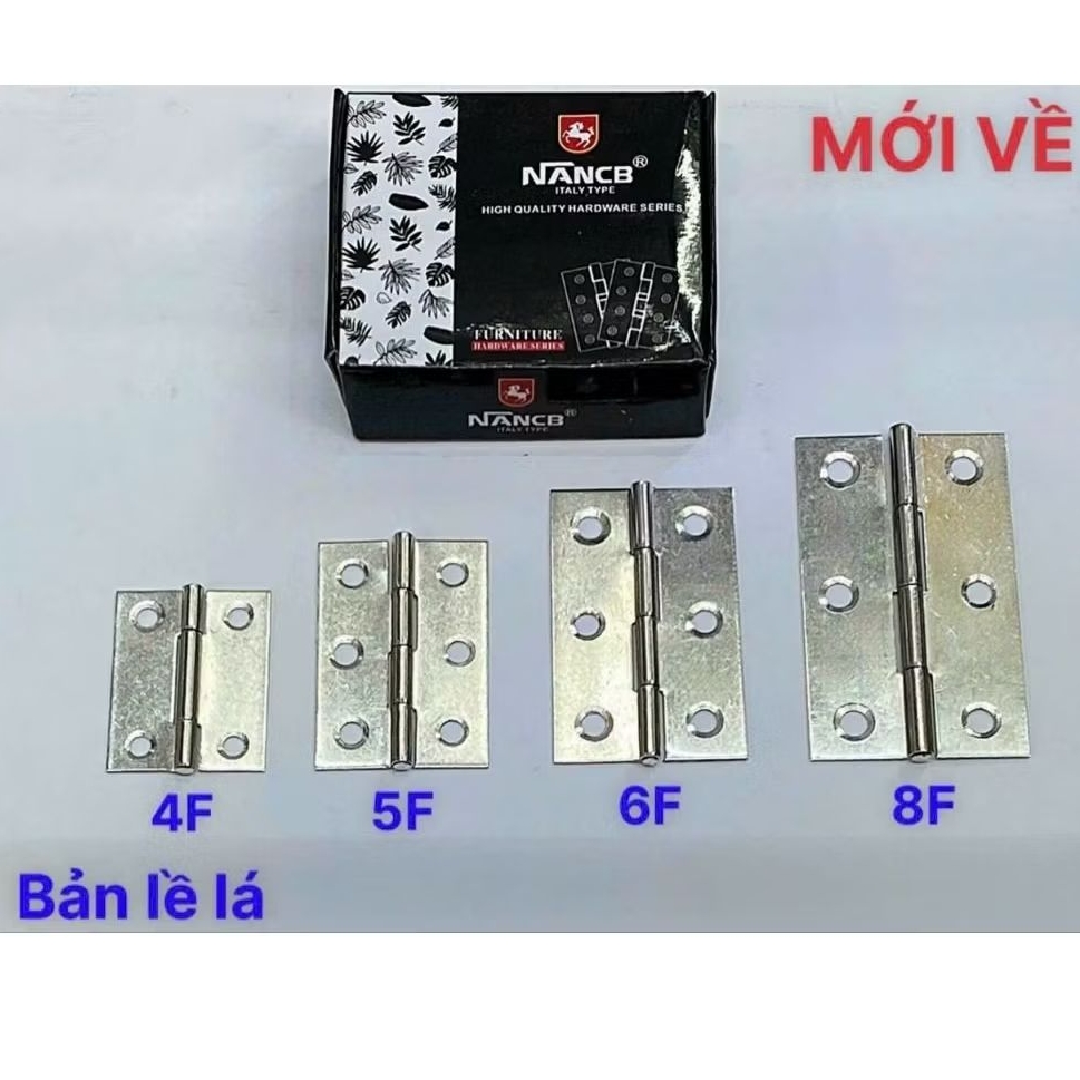 Bản lề lá Inox , bản lề inox cao cấp không rỉ sét đủ size 40mm, 50mm ...