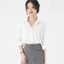 Áo sơ mi lụa hàn form rộng dài tay nữ Atomishop không nhăn trẻ trung, sơ mi lụa basic form rộng tôn dáng mặc đi làm AS2