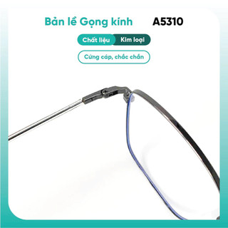 Gọng kính cận đa giác thời trang nữ KAO PLUS kim loại thanh mảnh chất lượng cao 5310