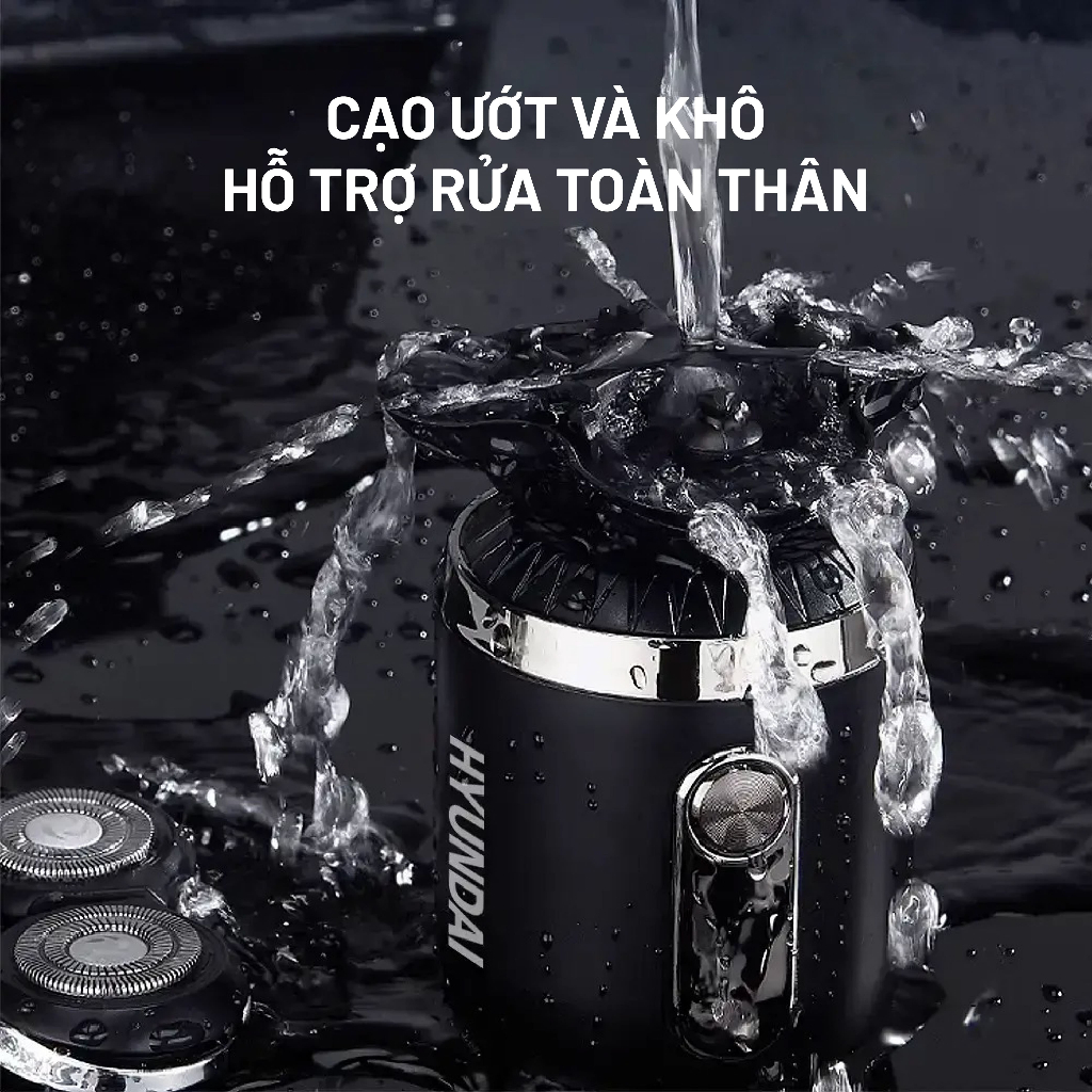 Máy cạo râu Hyundai 4 trong 1 Grooming Kit PHT-083 - Chống nước IPX6 - Bảo hành chính hãng 12 tháng
