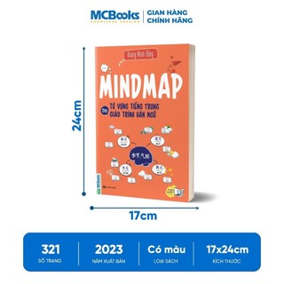 Sách - Combo Tự học tiếng Trung: Mindmap Ngữ pháp, Từ vựng và Giao tiếp theo giáo trình Hán ngữ- MCBooks