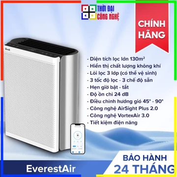 Levoit EverestAir Máy lọc không khí Cảm biến không khí AirSight Plus Công nghệ VortexAir 130m2 . Bảo hành 24 tháng.