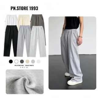 Quần Dài Form Rộng PN.STORE 1993 Vải Nỉ 2 Da Unisex Nam Nữ Local Brand Đứng Form Co Giãn Tốt Menswear