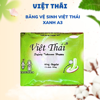 Băng vệ sinh có cánh, không cánh VIỆT THÁI bông tự nhiên siêu thấm