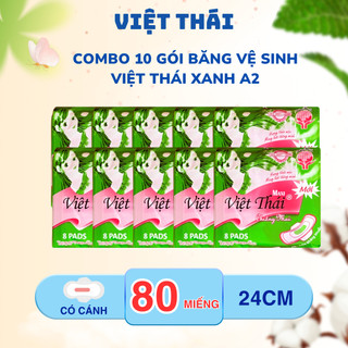 GIÁ RẺ 10 gói băng vệ sinh có cánh, không cánh VIỆT THÁI bvs giá rẻ