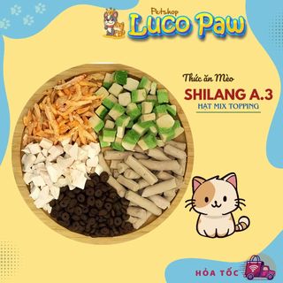 Hạt LANGLIKE - DONGPET - SHILANG A3 ( 5kg ) hạt mix topping thịt sấy, dinh dưỡng cao, mèo kén ăn