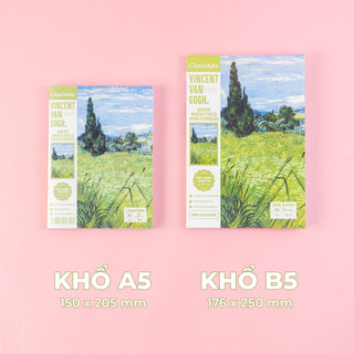 [VỞ MIỀN NAM] Tập VanGogh Kẻ 4 Ô ly 96/120/ 200 Trang, Tập Sinh Viên A5/ B5 CLASSMATE Giấy 80gsm Không Thấm Mực