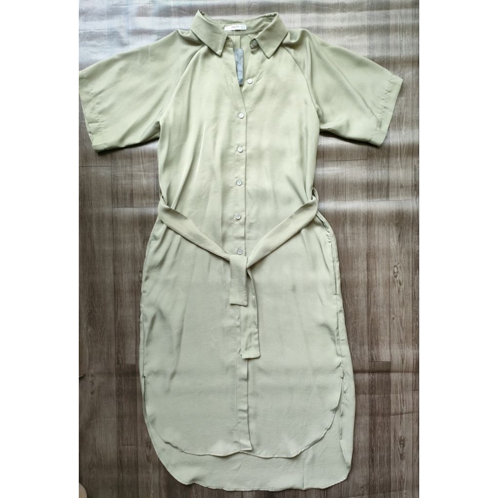 (BomoHouse) Đầm sơmi suông đuôi tôm Mng0* bigsize dư xịn VNXK.