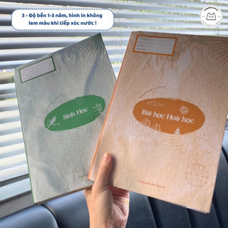 [LẺ] Giấy Bao Tập, Bao Vở, Bao Sách Môn Học Phong Cách Minimal Retro | Thiết kế bởi Pinandschool