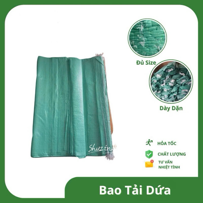 Bao Tải Dứa - Bao Tải Đóng Hàng Loại 1 Giá Rẻ Tại Xưởng Hàng mới, đường máy chắc chắn sợi dệt dày