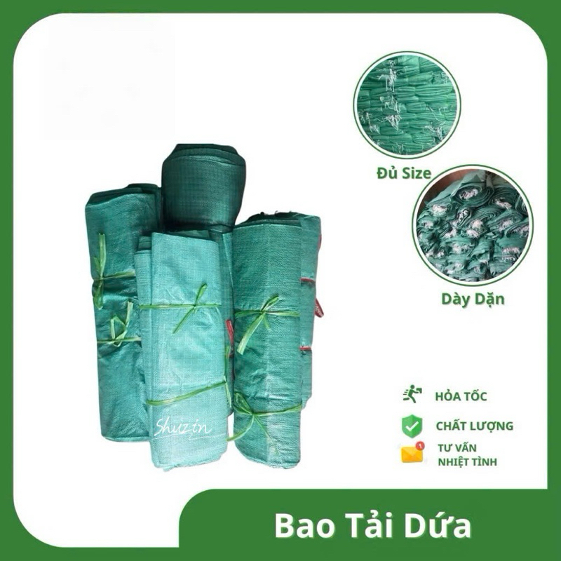 Bao Tải Dứa - Bao Tải Đóng Hàng Loại 1 Giá Rẻ Tại Xưởng Hàng mới, đường máy chắc chắn sợi dệt dày