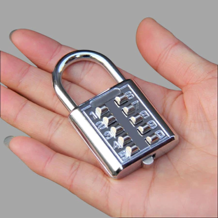 Ổ Khoá 10 Số 5 Mã Chất Liệu Hợp Kim Inox Chống Gỉ ổ khóa chống trộm an toàn nhỏ gọn