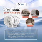 Quạt hút khói bếp GEER HF200 chính hãng – Quạt thông gió hút mùi 130W công suất lớn, chạy êm, tiết kiệm điện — ảnh 6