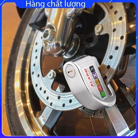 Ổ Khoá Phanh Đĩa Xe Máy Báo Động Có Còi Hú Chống Trộm Alarm Disc Lock Chống Nước An Toán Chắc Chắn
