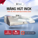Máng hút khói bếp GEER inox 201/304 chính hãng – kích thước 70x40x12cm, hút mùi bếp, lọc không khí, chống gỉ, cao cấp — ảnh 1