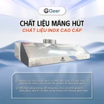 Bộ máng hút khói inox 201 GEER chính hãng – Kèm quạt thông gió và khay hứng dầu, hút mùi bếp hiệu quả, chạy êm — ảnh 5
