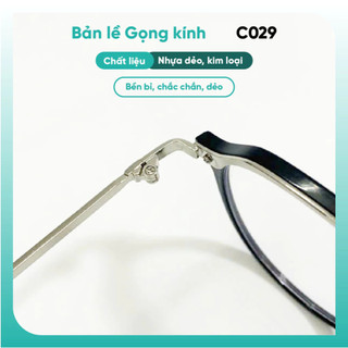 Kính cận thị nữ kim loại chất lượng cao KAO PLUS form tròn dễ thương C029