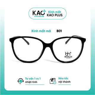 Gọng kính thời trang nam nữ KAO PLUS phù hợp nhiều dáng mặt B01