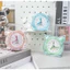 Đồng hồ báo thức để bàn mini có sticker (hàng mới về decor phòng)