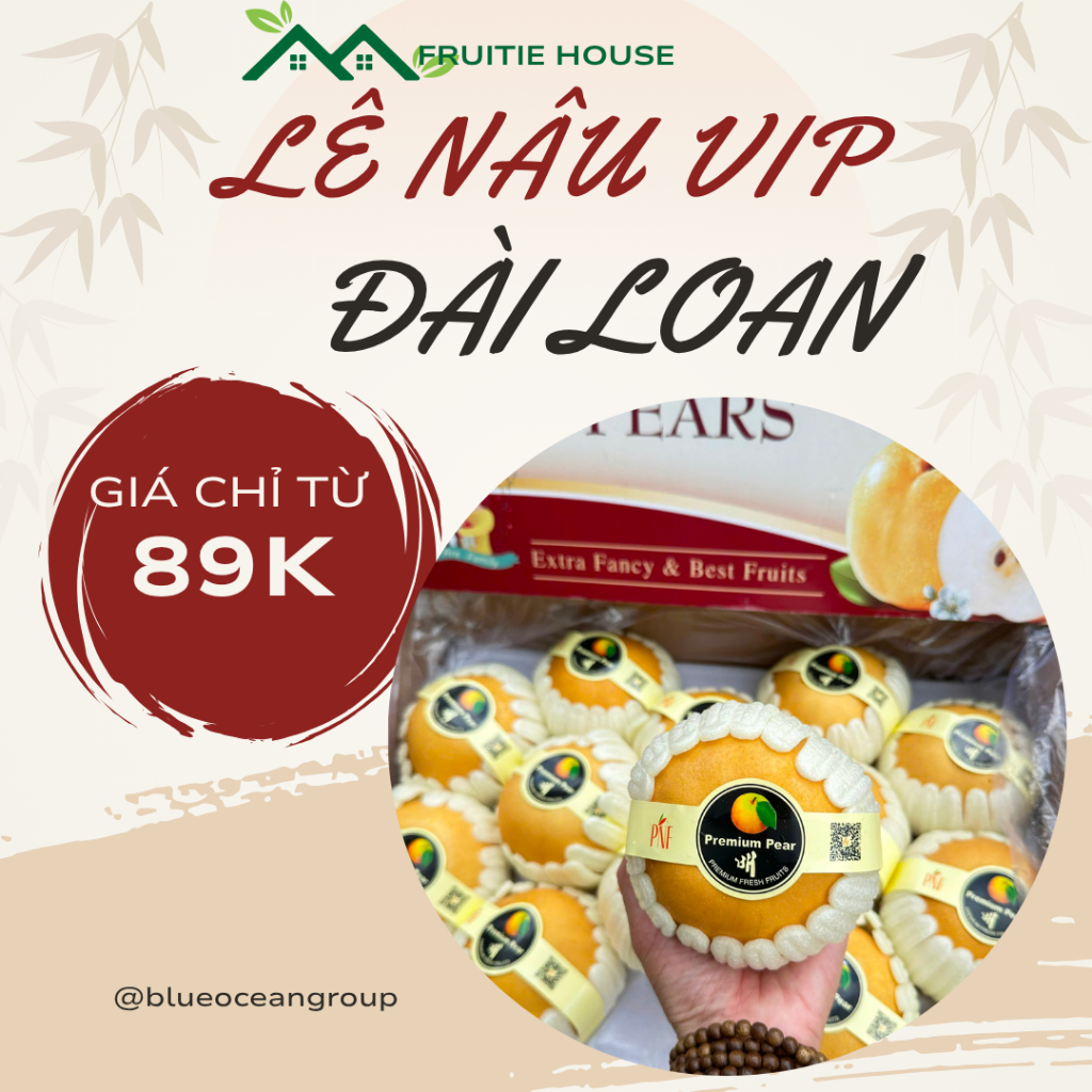 Lê Nâu Khổng Lồ 🍐 Cắn Là Mọng, Giòn Rụm – Ngọt Mát Từng Miếng – Giao Nhanh Tại HCM