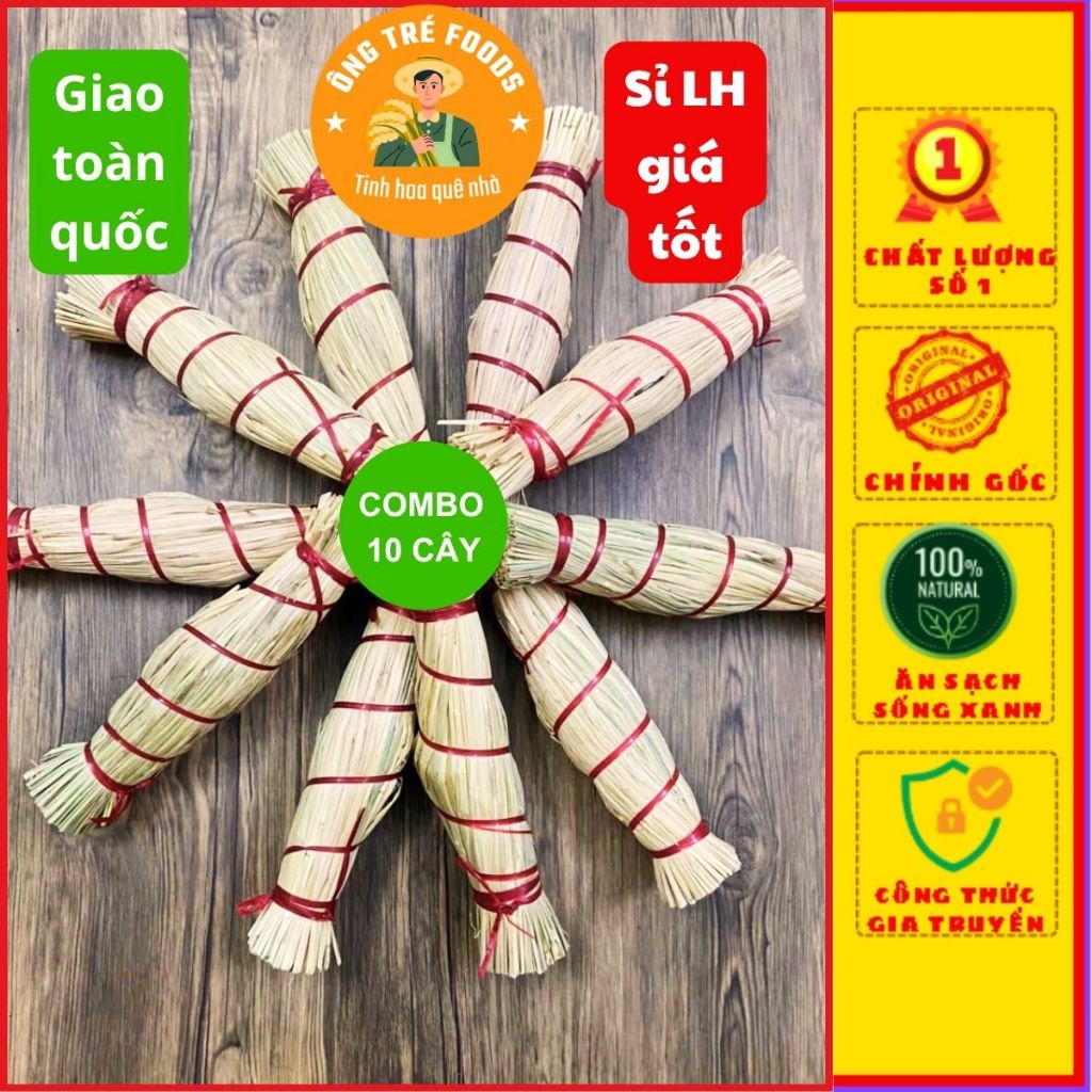 Combo 10 Cây Tré Rơm Bình Định, Tré Bó Rơm (Ché), Đặc Sản Bình Định ...